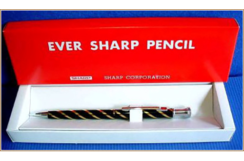 Les débuts de la marque Sharp avec le "ever sharp pencil"